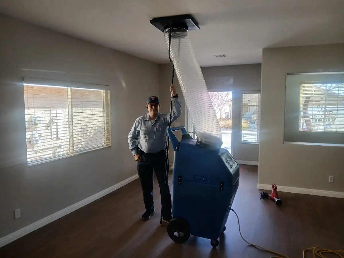 Professional Dryer Vent Cleaning work inside a Manitowoc home